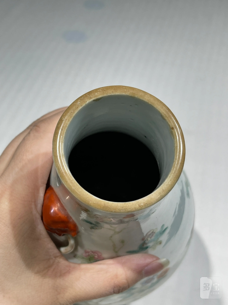 清代 粉彩花鸟纹瓶一组二十一件 - 图42